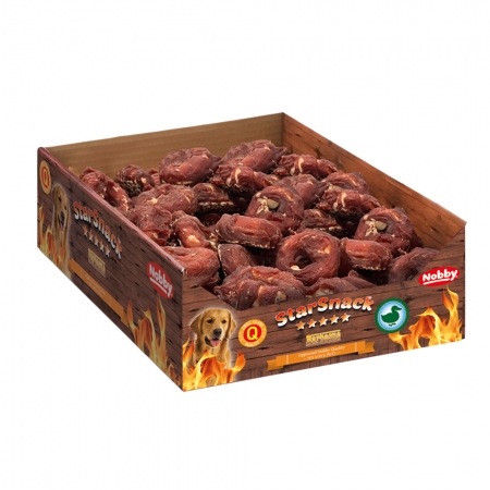 Przysmak dla psa Starsnack Duck Donut S Nobby 2kg (ok.80szt.)- donut z kaczką rozmiar S (5cm) - Nobby zdjęcie 1