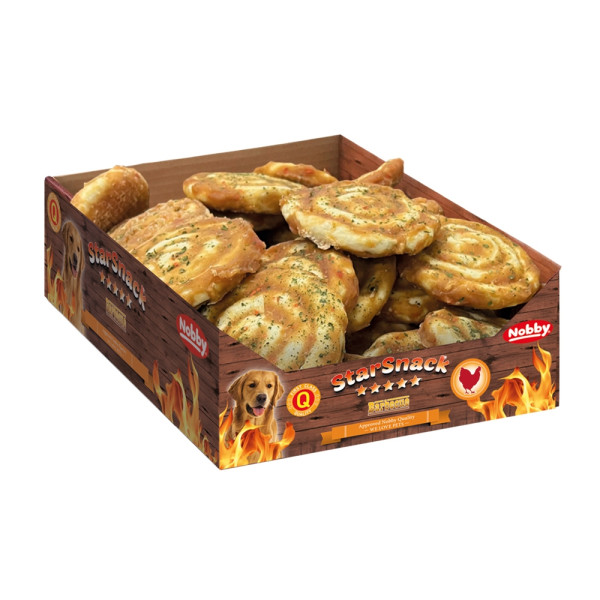 Przysmak dla psa Starsnack Chicken Snail Nobby 2,37kg (ok.25szt.)- ślimak z kurczakiem 10cm - Nobby zdjęcie 1