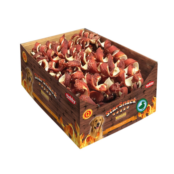 Przysmak dla psa StarSnack Duck Spiral Nobby 2,52kg (ok.84szt.) - spirale ze skóry wołowej z kaczką (długość 16cm) - Nobby zdjęcie 1