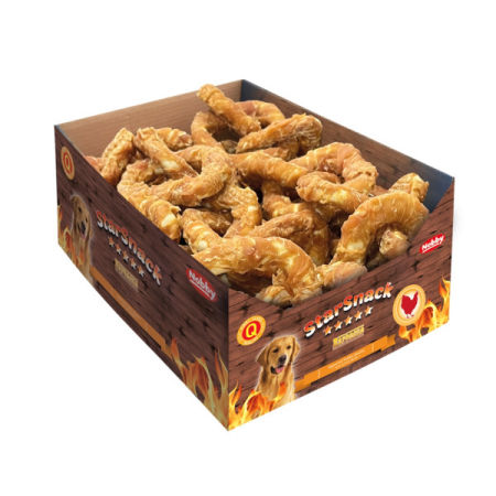 Przysmak dla psa Starsnack Chicken Chain Nobby 3,7kg (ok.22szt.)- spleciony łańcuch z kurczakiem 20cm - Nobby zdjęcie 1