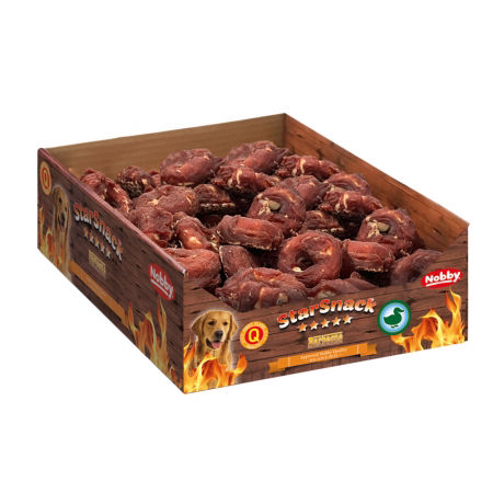 Przysmak dla psa Starsnack Duck Donut S Nobby 2kg (ok.80szt.)- donut z kaczką rozmiar S (5cm) - Nobby zdjęcie 1
