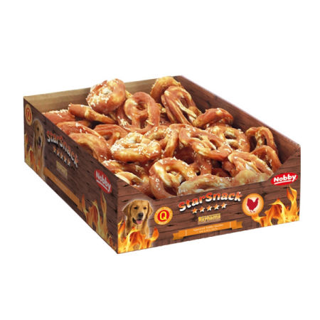 Przysmak dla psa Starsnack Chicken Pretzel S Nobby 1,75kg (ok.70szt.)- precle z kurczakiem rozmiar S (6,5cm) - Nobby zdjęcie 1