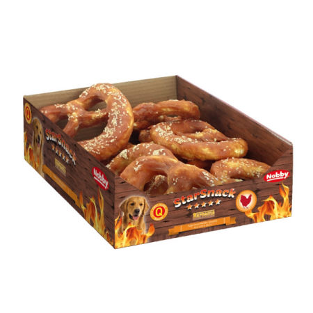 Przysmak dla psa Starsnack Chicken Pretzel L Nobby 1,7kg (ok.10szt.)- precle z kurczakiem rozmiar L (14cm) - Nobby zdjęcie 1