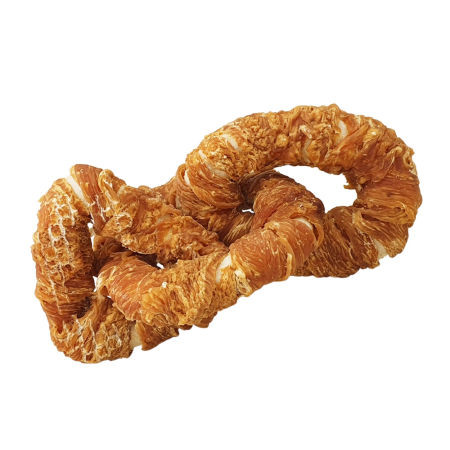 Przysmak dla psa Starsnack Chicken Chain Nobby 1,45kg (ok.10szt.)- spleciony łańcuch z kurczakiem 20cm - Nobby zdjęcie 2